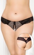 2435510/591/5 / Plus size XXXL леопардовые трусики с доступом