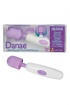 Вибромассажер Danae Ultra Powerful Hand Held Massger белый с фиолетовым