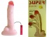 BW-008076Z / Супер-Фаллоимитатор `Храбрец` с вибратором, 27,5см с гибким стержнем внутри
