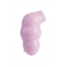 Розовый не перезаряжаемый вакуумный стимулятор Swirl