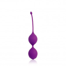 Фиолетовые двойные вагинальные шарики с хвостиком Cosmo