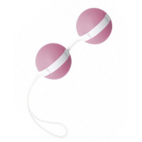 Нежно-розовые вагинальные шарики Joyballs Bicolored