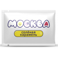 Универсальная смазка с ароматом солёной карамели Москва Вкусная - 10 мл.