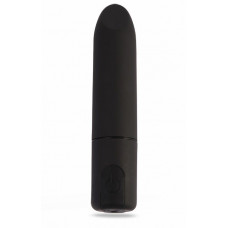 Черный перезаряжаемый вибратор-пуля Clit Fun Vibrator - 8,7 см.